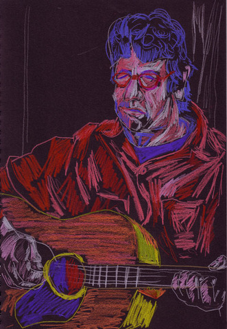 Elizabeth Anderson pastel on paper