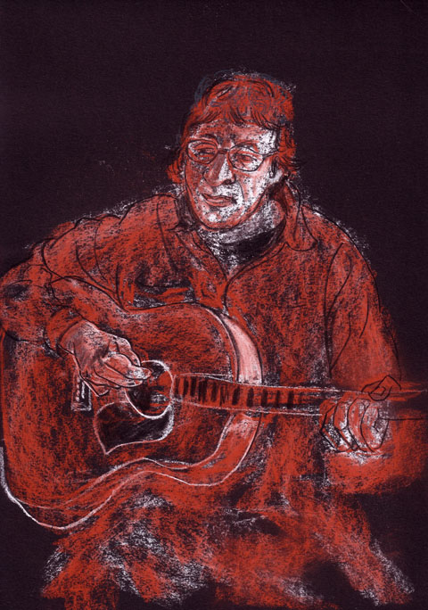 Elizabeth Anderson pastel on paper